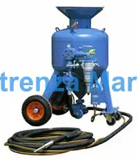 SAND BLASTER PNEUMATIC AC-1P, PORTABLE COMPL. W/ACCESSORIES