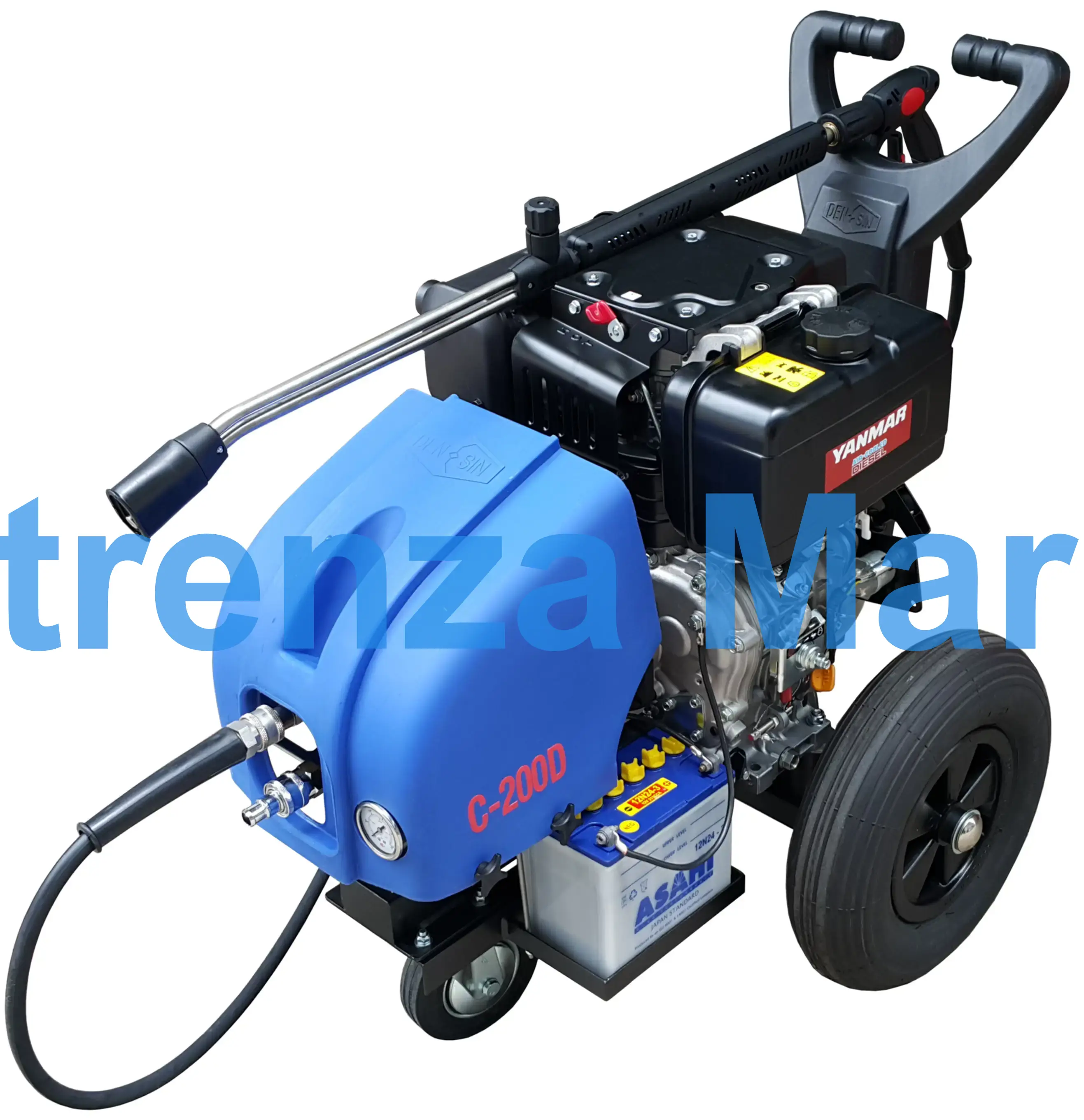 CLEANER HIGH PRESSURE ENGINE, C-150D DIESEL 6HP 15.2LTR/MIN