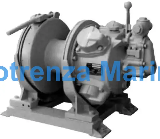 WINCH AIR AUTO BRAKE 7.15KW, ROPE PULL 1TON MODEL:W-10