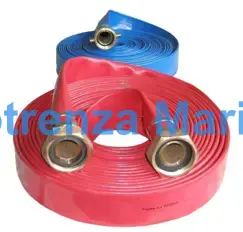 HOSE LAYFLAT BLUE EXHAUST HOSE, 38MMX20MTR FOR GAS FREEING FAN