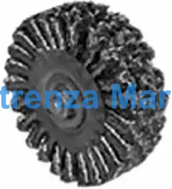 W WIRE BRUSH TWISTED WIRE, #2000-6/2R F/ICO CHIP HAMMER