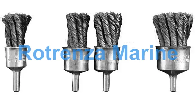 BRUSH WIRE 6MM SHANK 23X0.30MM, F/DERUSTING BRUSH #BP-30311