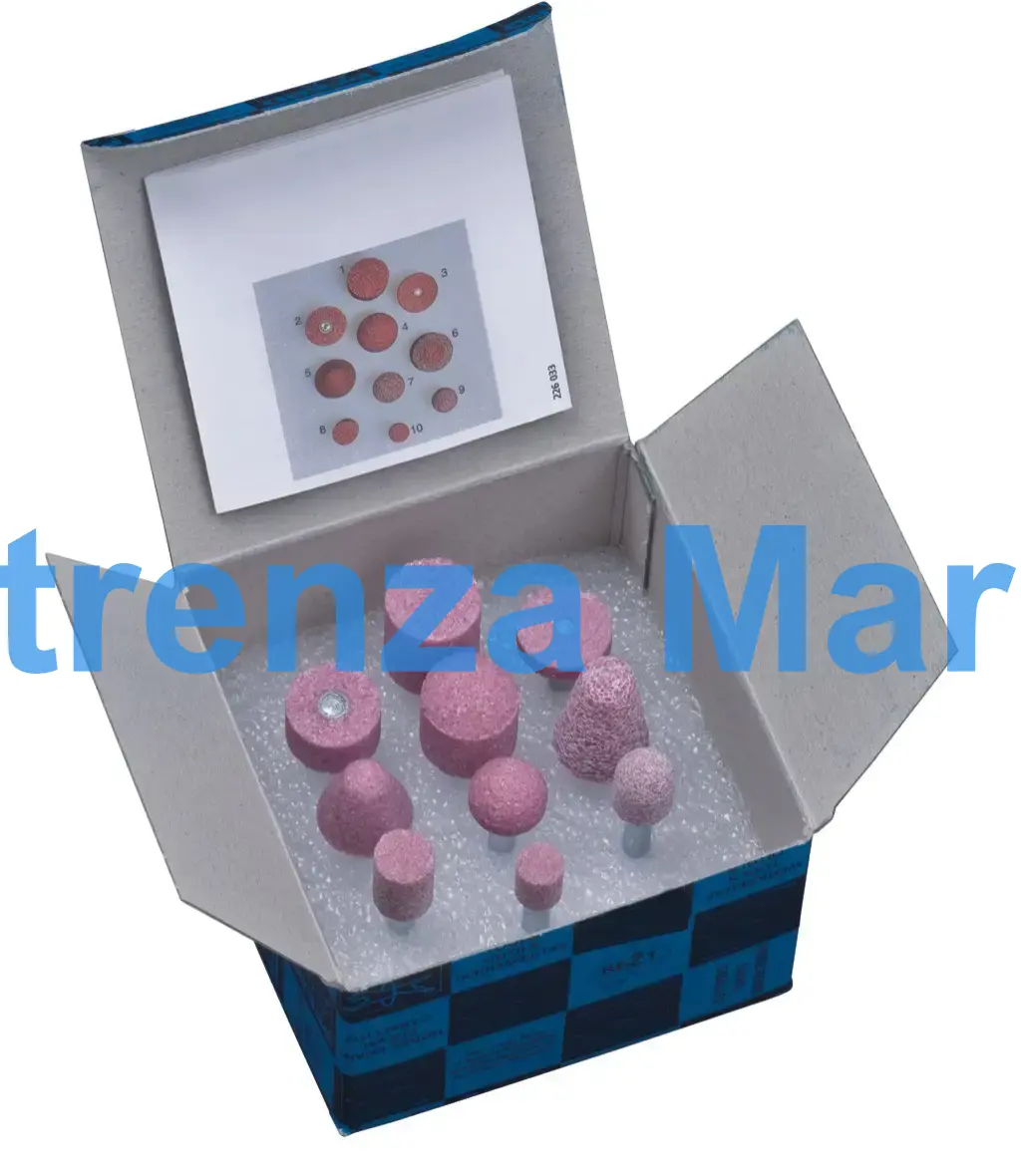 GRINDING PIN SET FOR DERUSTING, BRUSH #SST-SET-2001OG