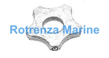 CUTTER PENTAGONAL 42X16X6MM, #700962 FOR POWER EDGER VA10L