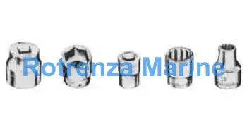 SOCKET WRENCH 12-POINT, 19MM/SQ DRIVEX38MM (1-1/2")