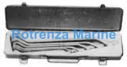 WRENCH SET 12-P DOUBLE OFFSET, #OF0620 8X10-24X27MM 6'S