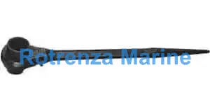 WRENCH SINGLE HEAD RATCHET, & SPUD 12-POINT 27MM