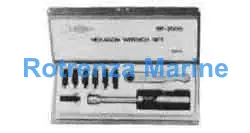 BIT SET HEXAGON 14-27MM, 6 BITS & 3 TOOLS