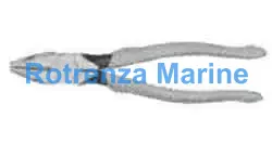 PLIER SIDE-CUTTING & REAMER, PLASTIC COVERED HANDLE 200MM