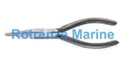 PLIER FLAT-NOSE, PLASTIC COVERED HANDLE 150MM