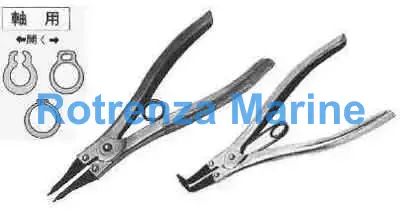PLIER STOP RING STRAIGHT, EXTERNAL 130-200MM