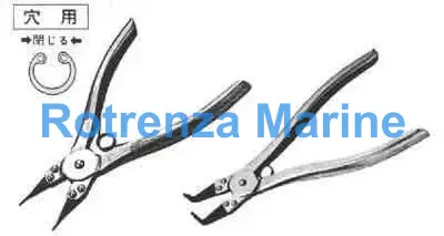 PLIER STOP RING STRAIGHT, INTERNAL 130-200MM