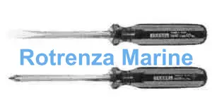 SCREWDRIVER PLASTIC HANDLE, SQUARE-BLADE (+) NO.2 100MM