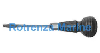 SCREWDRIVER ELECTRICIAN'S, WOOD HANDLE SLOTTED 5.5X100MM