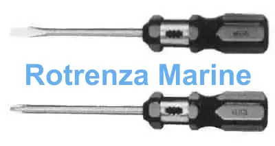 SCREWDRIVER RATCHET PLASTIC, HANDLE SLOTTED 6X100MM