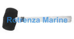 HAMMER RUBBER HANDLED, 67MM DIAM NO.1-1/2 (0.82KGS)