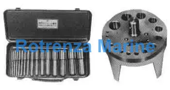 PUNCHING TOOL SET DIES & TABLE, 6-38MM 16'S