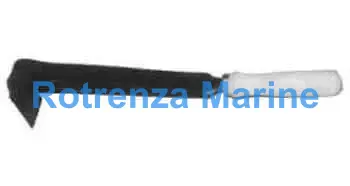 SCRAPER ANGLE WITH WOOD HANDLE, 45MMX320MM