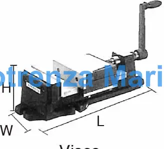 VISE MILLING F TYPE FIXED BASE, JAW SIZE 132X82X37MM