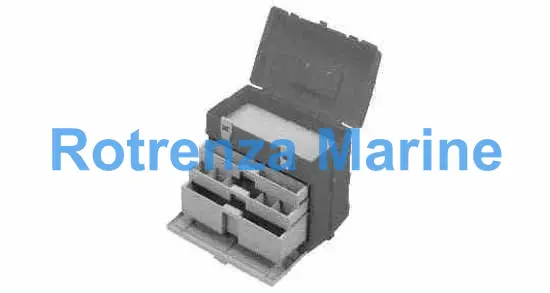 TOOL BOX PLASTIC RECTANGULAR, BOX WITH DRAWER 420X240X330MM