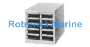 PARTS CABINET WITH 36 DRAWERS, PLASTIC 574X272X690MM