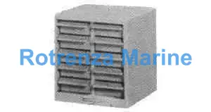 PARTS CABINET WITH 15 DRAWERS, STEEL 360X240X255MM