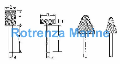 WHEEL MOUNTED SHAPE-A4, 32X32X40MM SHAFT DIAM 6MM