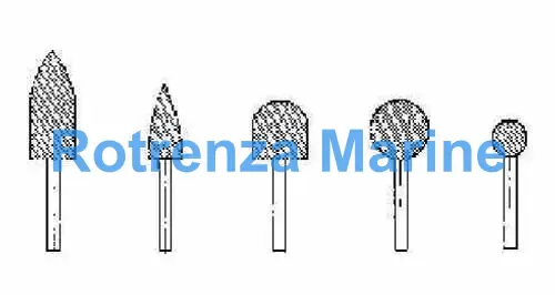 WHEEL MOUNTED SHAPE-A11, 22X50X40MM SHAFT DIAM 6MM