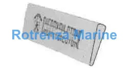 CARBORUNDUM ROUND EDGE SLIP, #15 115X45X6.4X1.6MM