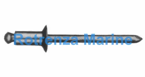 RIVET BLIND OPENTYPE ALUM-BODY, STEEL-MANDREL 3.2X8.0MM 60'S