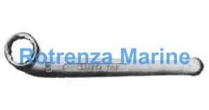 WRENCH 12P BERYLLIUM COPPER, SINGLE END ANGLE NO-SPARK 19MM