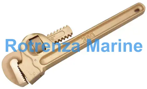 WRENCH PIPE STRAIGHT NON-SPARK, BERYLLIUM COPPER ALLOY 200MM