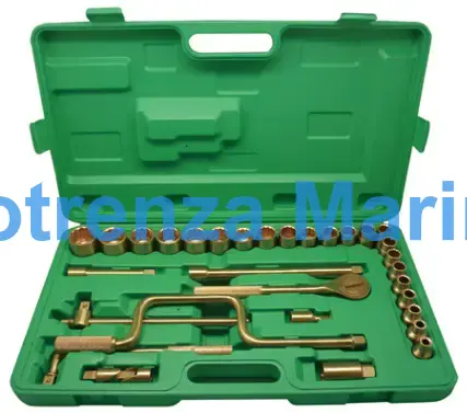 SOCKET WRENCH SET SPECIAL ALUM, BRONZE NON-SPARK 12.7MM/SQ