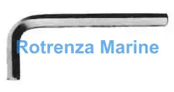 WRENCH ALLEN HEXAGON NON-SPARK, BERYLLIUM COPPER ALLOY 8MM