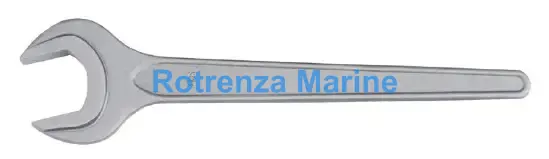 WRENCH SINGLE OPEN END 27MM, STAINLESS STEEL
