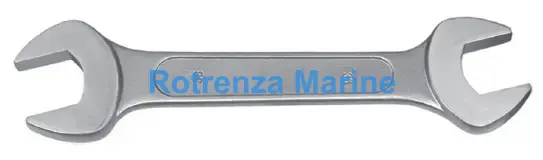 WRENCH DOUBLE OPEN END 14X17MM, STAINLESS STEEL