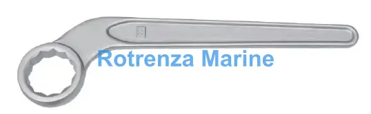 WRENCH 12P SINGLE END ANGLE, 10MM STAINLESS STEEL