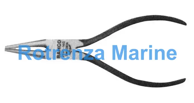 PLIER ROUND NOSE BAHCO, #2521G-140 152MM