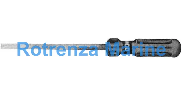 SCREWDRIVER BLADE W/HEXAGONAL, SECTION BAHCO #BE-6890 200MM