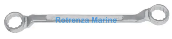 WRENCH 12P DOUBLE OFFSET, 22X24MM STAINLESS STEEL