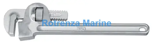 WRENCH PIPE STRAIGHT 600MM, STAINLESS STEEL