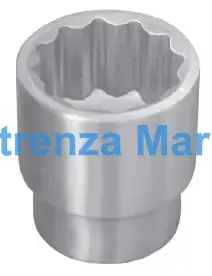 SOCKET WRENCH 12POINT S.STEEL, 9.5MM/SQ DRIVEX11MM (7/16") 