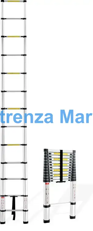 LADDER EXTENSION ALUM ALLOY, MAX LENGTH 3800MM 