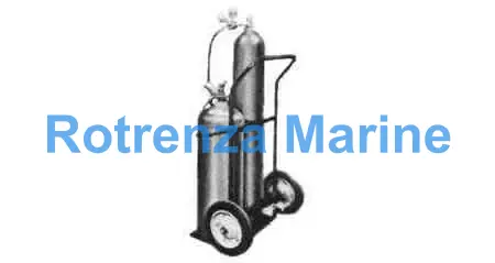 CARRIER CYLINDER FOR 1 EACH, OX & AC GAS STEEL FRAME