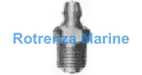 GREASE NIPPLE STRAIGHT A-TYPE, M6X0.5 PLATED STEEL