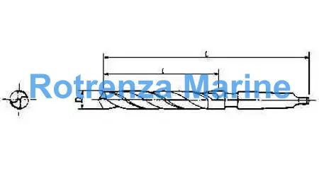 DRILL H.S.S. MORSE TAPER SHANK, TWIST 25.5MM