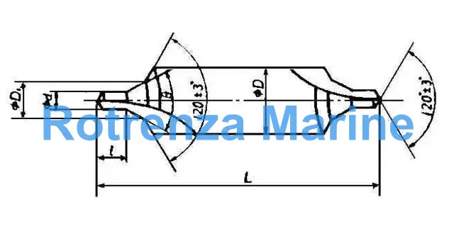 DRILL CENTER B-TYPE, 10.0MM DRILL DIAM 90DEG