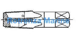 TAP TAPER FOR TAPER THREAD, RC1/16X28T HIGH SPEED STEEL