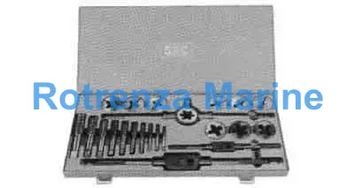 SCREW PLATE SET METRIC COARSE, #M10 M2.0 TO M6.0 20PCS/SET