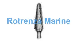 ROTARY BUR CARBIDE TYPE-E, 6MM SHANK/6MM BLADE